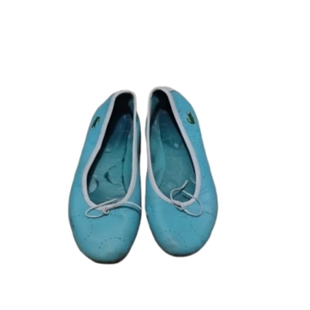 Vintage 2000s Lacoste Balletcore Arabesque Circle Ballet Flats Sz 8